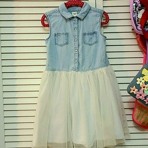 Oshkosh Tulle Skirt/Denim Top Dress (5T)